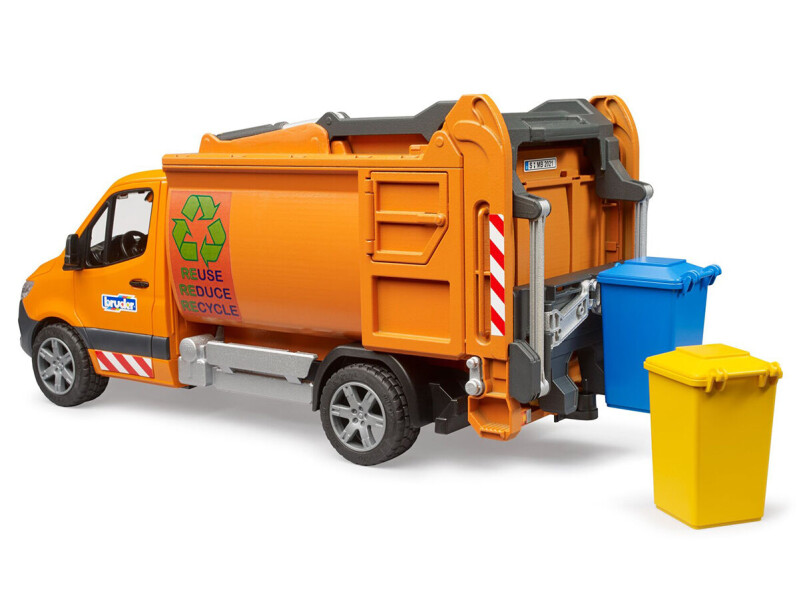 Bruder MB Sprinter malý popelářský vůz 1:16